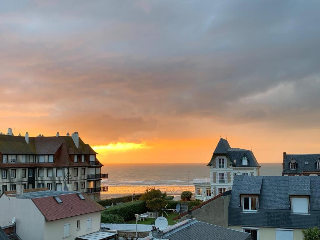 Bel Appartement 3Mns De La Plage, Belle Vue Mer ! Blonville-sur-Mer Kültér fotó